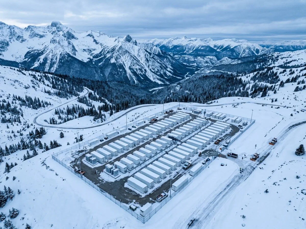 Elevia im Schnee