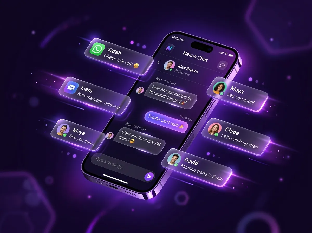 Omnichannel messaging visual