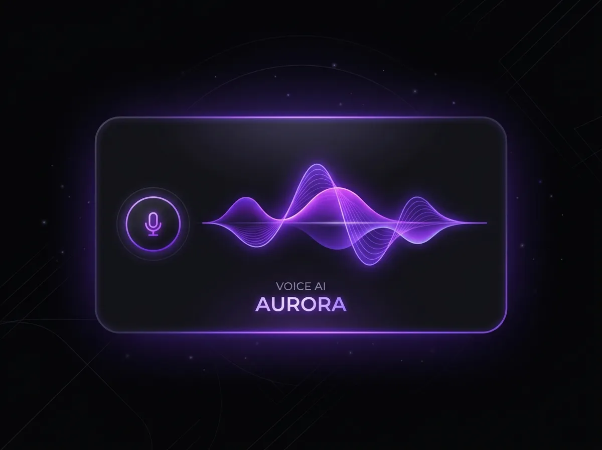 AI voice agent visual